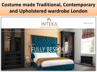 Upholstery wardrobe london