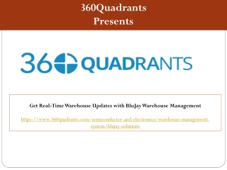 Get Real-Time Warehouse Updates with BluJay Warehouse Management