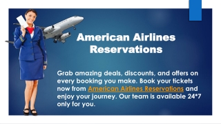 American Airlines Reservations