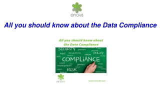 All you should know about the Data Compliance