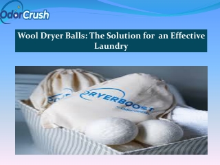 Wool Dryer Balls: The Solution for an Effective Laundry