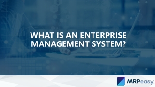 What is an Enterprise Management System?