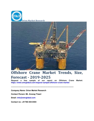 Offshore Crane Market Trends, Size, Forecast - 2019-2025