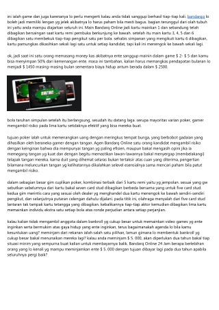 Manfaatkan Kemudahan Dari Agen Bandarq Terpercaya Untuk Jadi Banyak