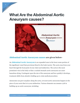 Abdominal Aortic Aneurysm