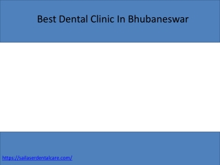 Best Dentist In Bhubaneswar