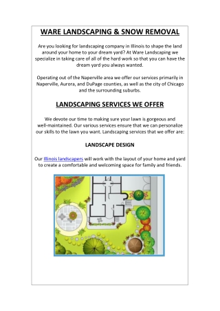 Landscapers  in Illinois | Landscaping Company in IL