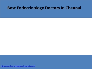 Best Endocrinologist Doctor In Chennai