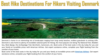 Best Hike Destinations For Hikers Visiting Denmark