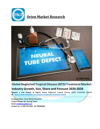 Neglected Tropical Disease (NTD) Treatment Market Growth, Size, Share, Industry Report and Forecast to 2026