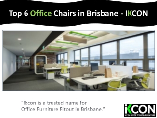 Top 6 Office Chairs in Brisbane - IKCON