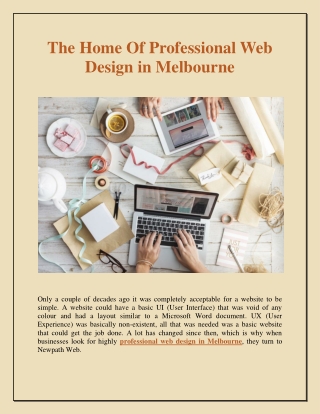 The Home Of Professional Web Design in Melbourne