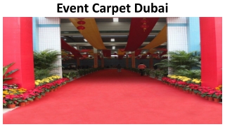 Event Carpet Dubai