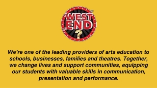 West End in Best Courses - West End in