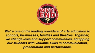 West End in Best Courses - West End in