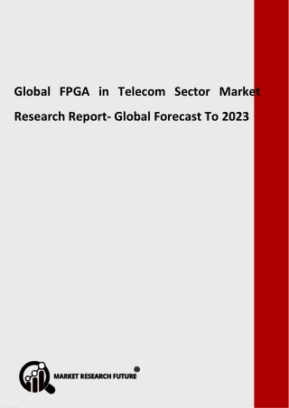 FPGA in Telecom Sector Industry