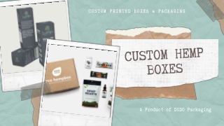 Custom Hemp Boxes | Custom Printed Hemp Packaging