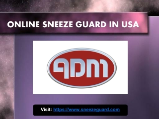 Choose the best with ADM Sneeze Guards