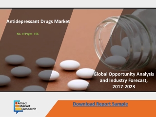 Antidepressant Drugs Market – Opening New Avenues for Growth in the market