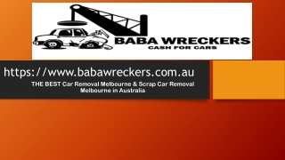 Scrap Car Removal Melbourne