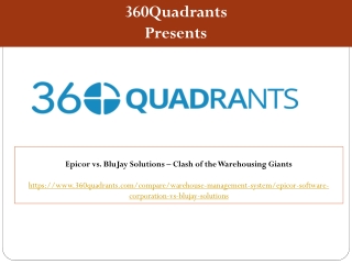 Epicor vs. BluJay Solutions – Clash of the Warehousing Giants