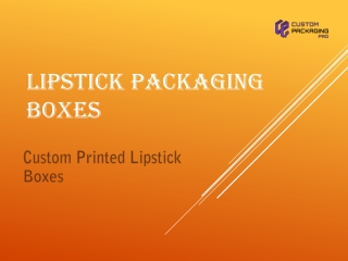 Lipstick Packaging Box