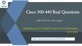 Cisco 500-440 UCCED Exam Questions