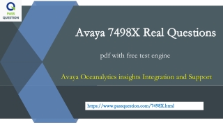 Avaya ACSS 7498X Practice Test Questions