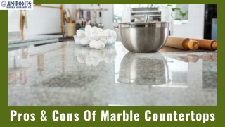 Pros & Cons Of Marble Countertops