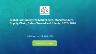 Global Contraceptives Market Size, Manufacturers, Supply Chain, Sales Channel and Clients, 2020-2026