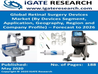 Global Retinal Surgery Device Market and Forecast to 2026