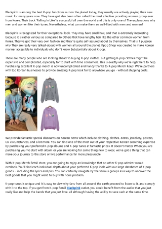 A Productive Rant About blackpink