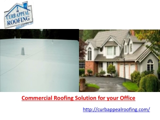 Commercial Roofing Solution for your Office