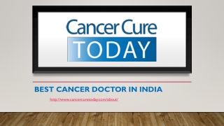 Best cancer doctor in India