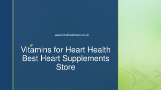 Vitamins for Heart Health | Best Heart Supplements Store – Kwai