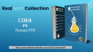 Easily Pass  CIMA F3 Exams with Our Dumps & PDF - RealExamCollection