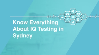 Know Everything About IQ Testing in Sydney