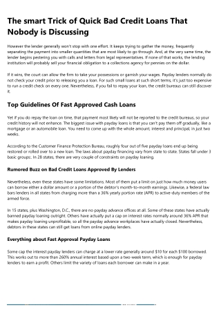 The Best Guide To Direct Payday Lenders Approved Loans