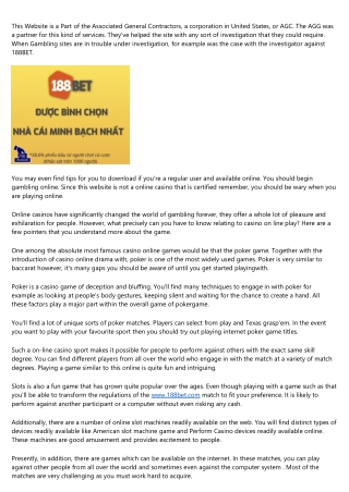 11 Ways to Completely Revamp Your link vào 188bet