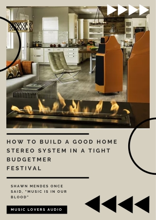 Tips for Building a High End Home Stereo System | Visit!