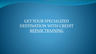 Join Free Credit Repair Training to learn all about credit business