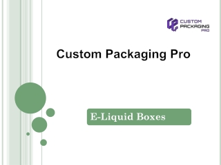 E Liquid Boxes