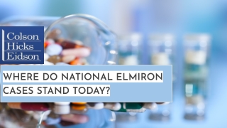 Where Do National Elmiron Cases Stand Today?