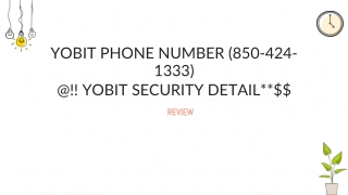 Yobit Phone Number (850-424-1333) @!! Yobit Security Detail**$$