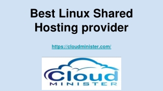 Best Linux Shared Hosting provider