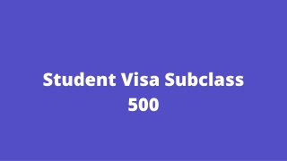 Student Subclass 500 | Migration Agent Perth, WA