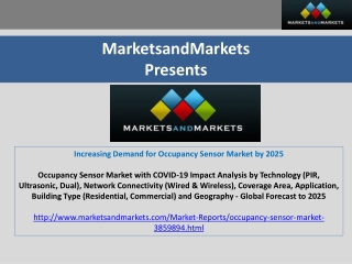 Increasing Demand for Occupancy Sensor Market by 2025