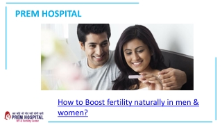 How to Boost fertility naturally