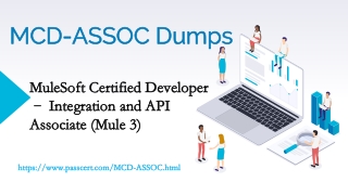 MuleSoft MCD-ASSOC Exam Dumps