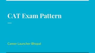 CAT Exam Pattern